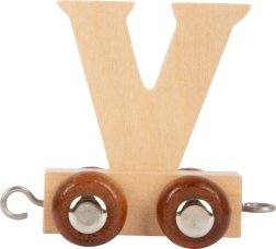 Houten wagon met letter V – small foot