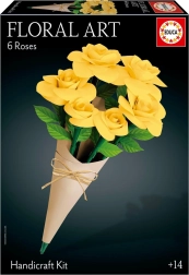 3D puzzle EDUCA Floral Art – yellow roses