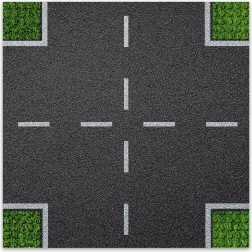 Ontwerp-bouwplaat Kruispunt BRIXIES Plus