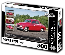 Puzzle RETRO-AUTA Škoda 1201 (1958), 500 pièces
