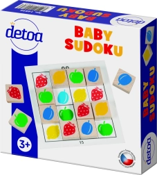 Children's Sudoku with Wooden Tiles
