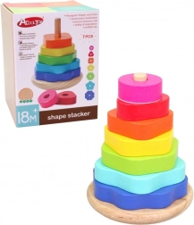 Houten leertoren voor kinderen