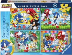 Ravensburger puzzle Sonic Hedgehog 4x100 pieces