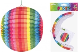 Ronde Regenboog Lampion 25 cm