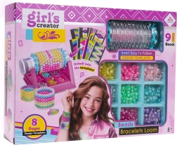 Set voor het maken van armbanden met weefraam en accessoires