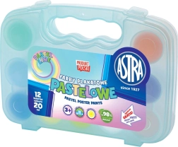 Temperaverf ASTRA pastel 12×20 ml in plastic koffer (blauw)