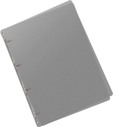 Ordner A5 Lines rookgrijs met 4-ringsmechaniek