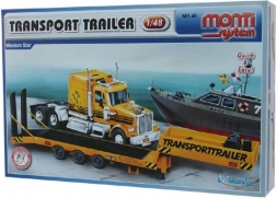 Bouwpakket model Transporttrailer 1:48