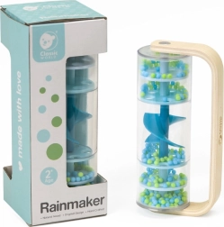 Classic rain stick with beads – blue