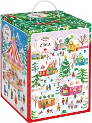 Puzzlove CzuCzu – Winter-Puzzleset 4×150 Teile