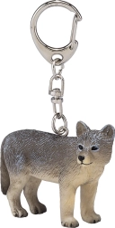 Sleutelhanger met Wolf figuur