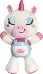 Veilleuse peluche licorne avec mélodies et lumière 29 cm