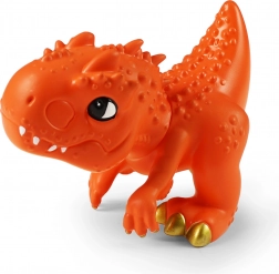 Oranje dinosaurus 14 cm