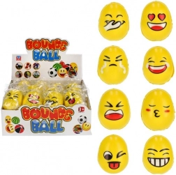Anti-stress Egg with Emoji Faces 6 cm