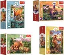 Minipuzzel Dinosauriërs met 54 Stukken