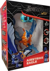 Screechers Wild! transformerset Airstrike Eagle met munt