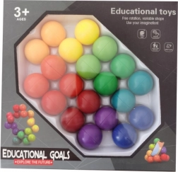 Educatieve puzzelballen 3+ – kleurrijke verbindingsbolletjes