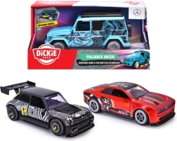 pullback racer auto op traagheidsmechanisme 15 cm met openslaande deuren