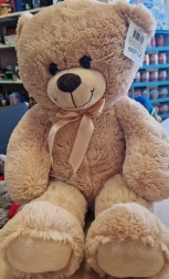 Plush teddy bear beige 60 cm