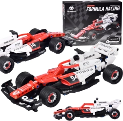 Tech Building Kit – Formula 1 Race Car with Pull-Back Drive, 276 Pieces