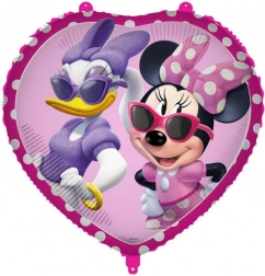 Folieballon hart MINNIE MOUSE 46 cm