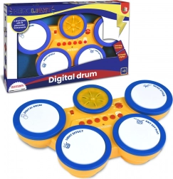Digitale drums met lichteffecten