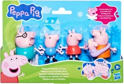 Hasbro Peppa Pig familiefiguren set (5 stuks)