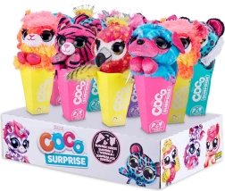 Coco Surprise Neon peluche avec surprise dans un cornet