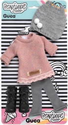 Kleding voor pop Penelope 34 cm met schoentjes