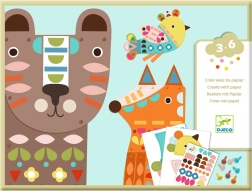 DJECO Creatieve set met stickers Grote dieren