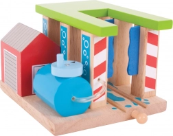 Bigjigs Rail Wooden Train Wash