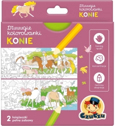 Lange kleurplaten Paarden – creatieve set voor kinderen CZUCZU