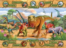Puzzle Dinosaurs XXL 100 pieces