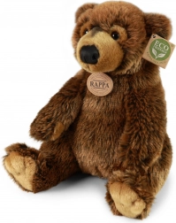 Rappa brown plush teddy bear 24 cm eco-friendly