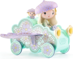 Tinyly figuurtjes Jil en Jerry met magisch wolkautootje