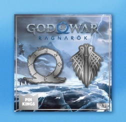 Badges God of War Ragnarok – set van 2 metalen badges