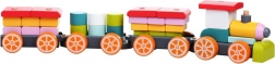 CUBIKA Train with three wagons - wooden puzzle, 35 pieces