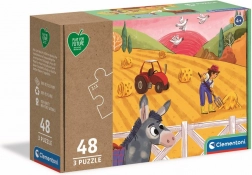 Puzzle CLEMENTONI Play for Future – Farm Animals 3×48 pieces
