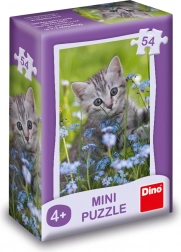 Mini-puzzel diertjes 54 stukjes – mix motieven