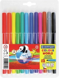 Kleurige stiften CENTROPEN - 12 kleuren