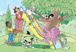 JUMBO Puzzle Slippery Slide for Kids - 150 Pieces