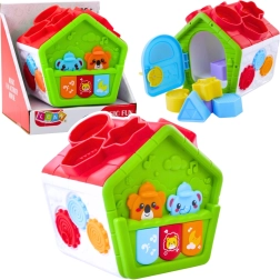 Interactive Educational House with Shape Sorter – Green