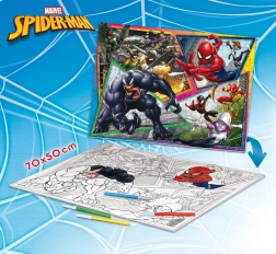 Spider-Man Puzzle MAXI-FLOOR beidseitig 70x50 cm 150 Teile