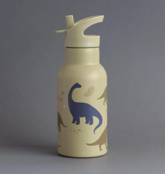 Roestvrijstalen drinkfles met dinosaurusmotief - 350 ml
