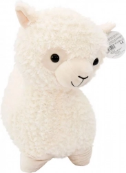 Lama en peluche crème 40 cm