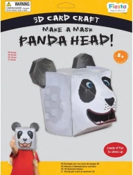 Fiesta Crafts Creatieve set 3D masker panda