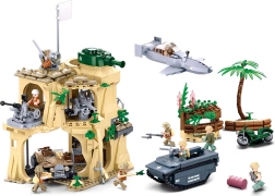 Sluban Army WW2 bataille d’Iwo Jima set de construction