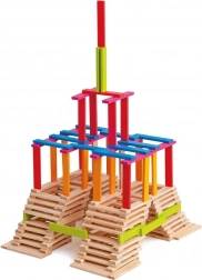 Wooden building planks 200 pcs