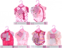 Kleertjes voor poppen 40–45 cm BABY ROSE aan een hanger