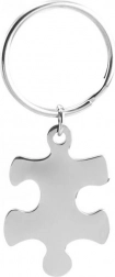 Stalen sleutelhanger Puzzle Links